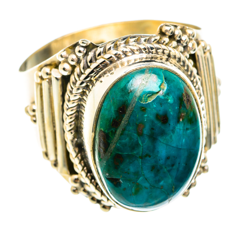 Chrysocolla Rings handcrafted by Ana Silver Co - RING74642