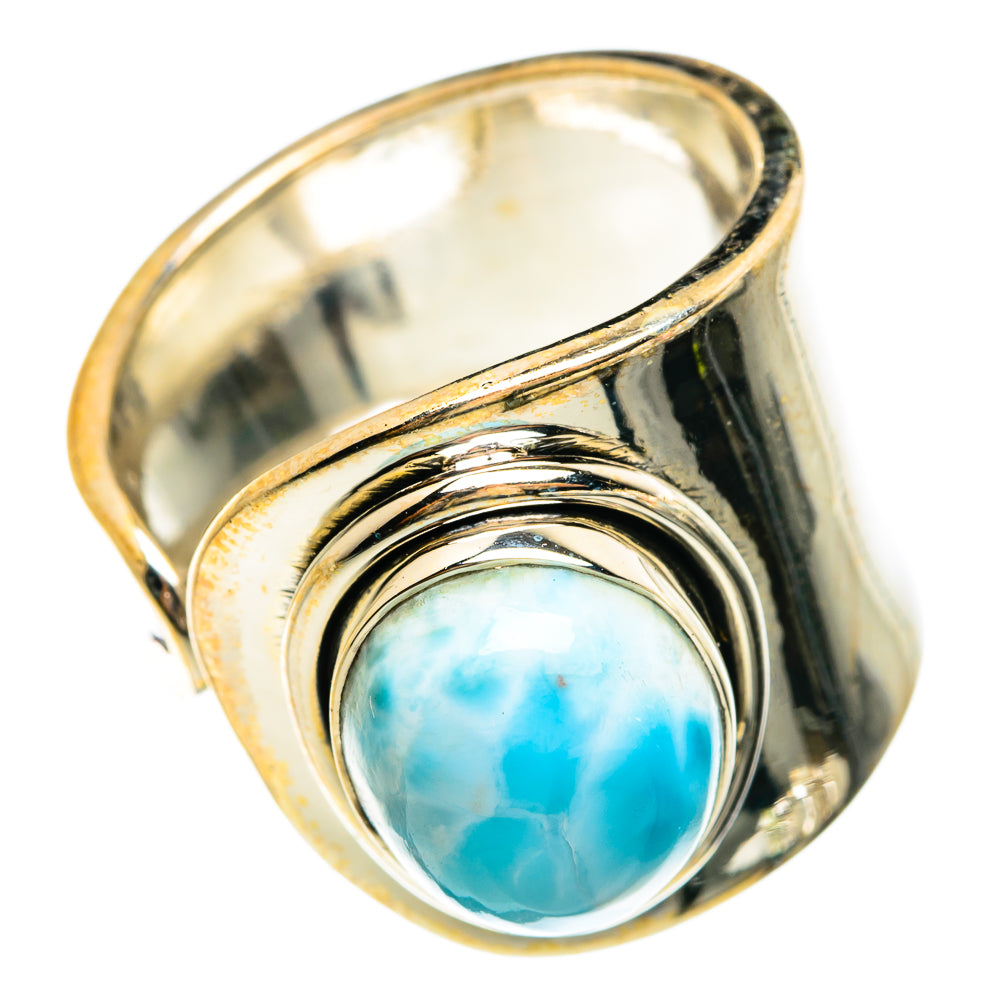 Larimar Rings handcrafted by Ana Silver Co - RING74643