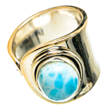 Larimar Rings handcrafted by Ana Silver Co - RING74643