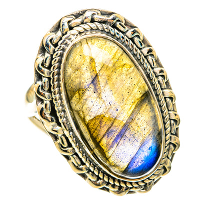 Labradorite Rings handcrafted by Ana Silver Co - RING74644