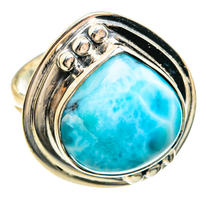 Larimar Rings handcrafted by Ana Silver Co - RING74646