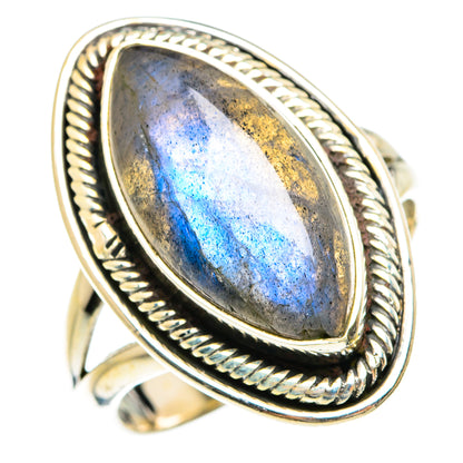 Labradorite Rings handcrafted by Ana Silver Co - RING74648