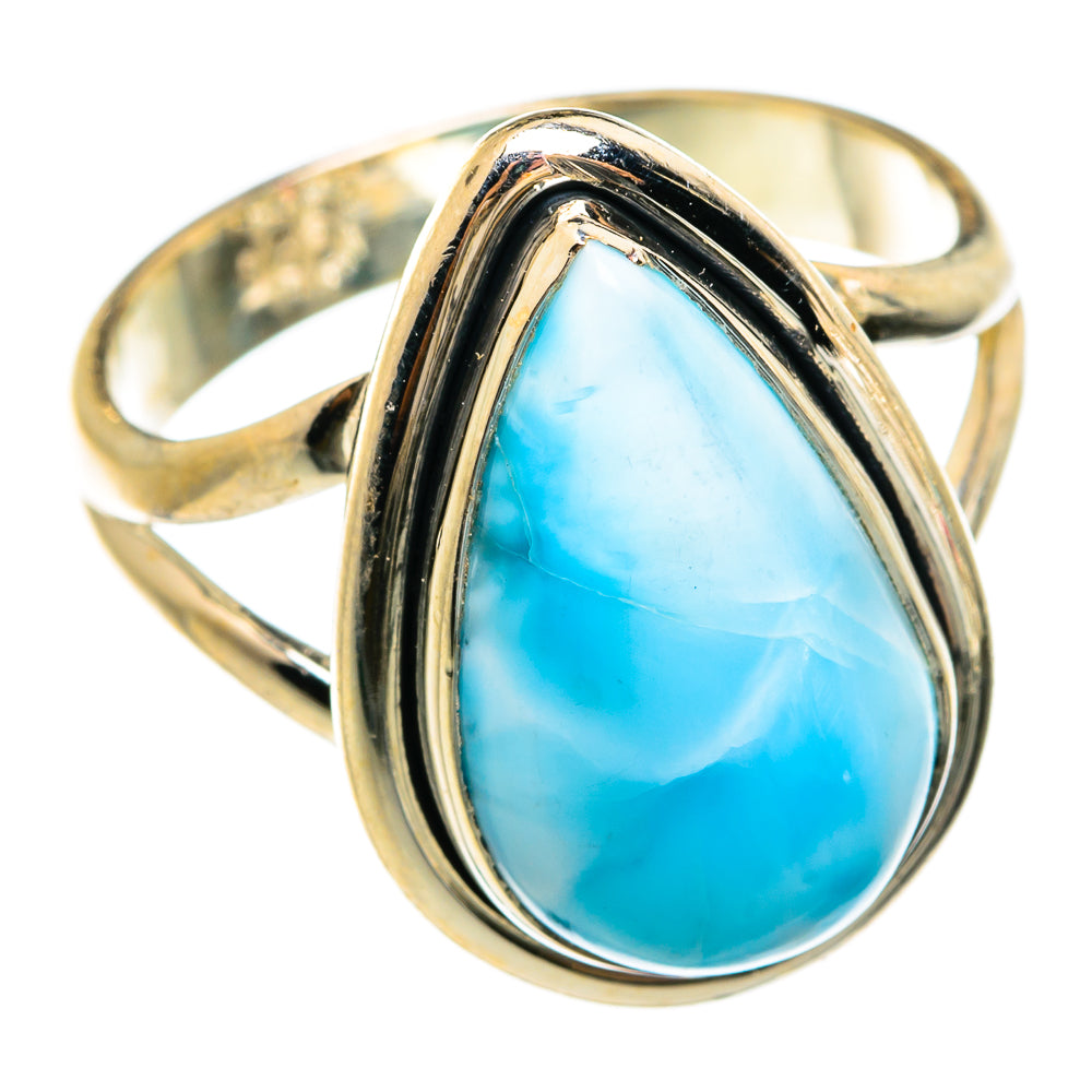 Larimar Rings handcrafted by Ana Silver Co - RING74649