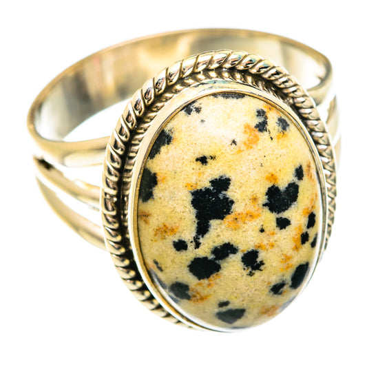 Dalmatian Jasper Rings handcrafted by Ana Silver Co - RING74652