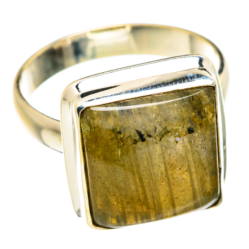 Labradorite Rings handcrafted by Ana Silver Co - RING74653
