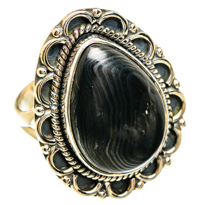 Psilomelane Rings handcrafted by Ana Silver Co - RING74667 - Photo 2