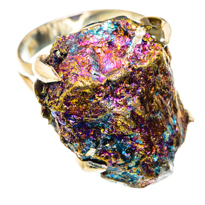 Titanium Druzy Rings handcrafted by Ana Silver Co - RING74677