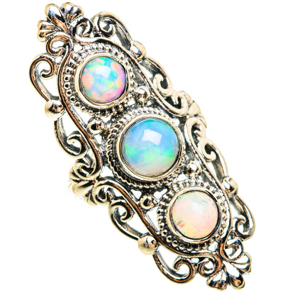 Ethiopian Opal Rings handcrafted by Ana Silver Co - RING74678