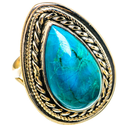 Chrysocolla Rings handcrafted by Ana Silver Co - RING74683