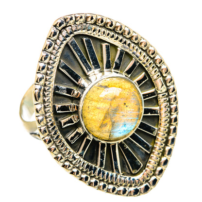 Labradorite Rings handcrafted by Ana Silver Co - RING74685