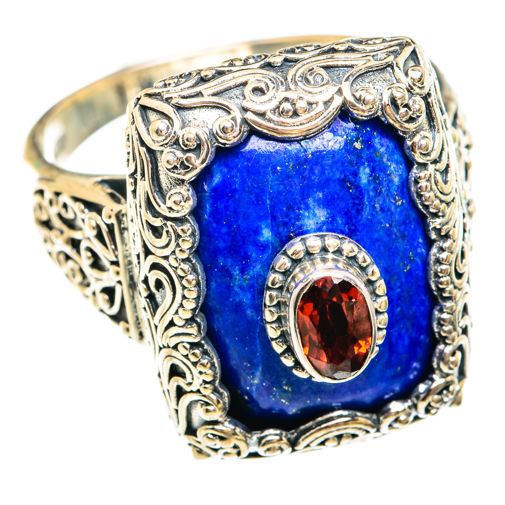 Lapis Lazuli Rings handcrafted by Ana Silver Co - RING74686