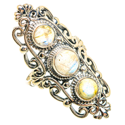 Labradorite Rings handcrafted by Ana Silver Co - RING74691
