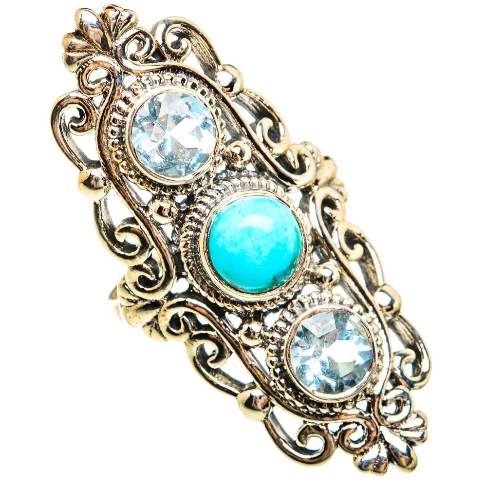 Arizona Turquoise Rings handcrafted by Ana Silver Co - RING74693