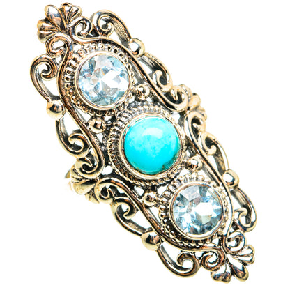 Arizona Turquoise Rings handcrafted by Ana Silver Co - RING74693