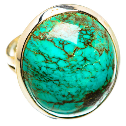 Tibetan Turquoise Rings handcrafted by Ana Silver Co - RING74696
