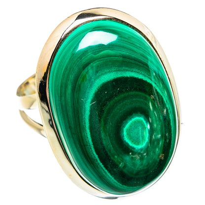 Malachite Rings handcrafted by Ana Silver Co - RING74698