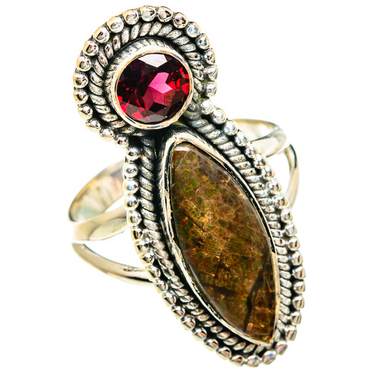 Ammolite Rings handcrafted by Ana Silver Co - RING74704