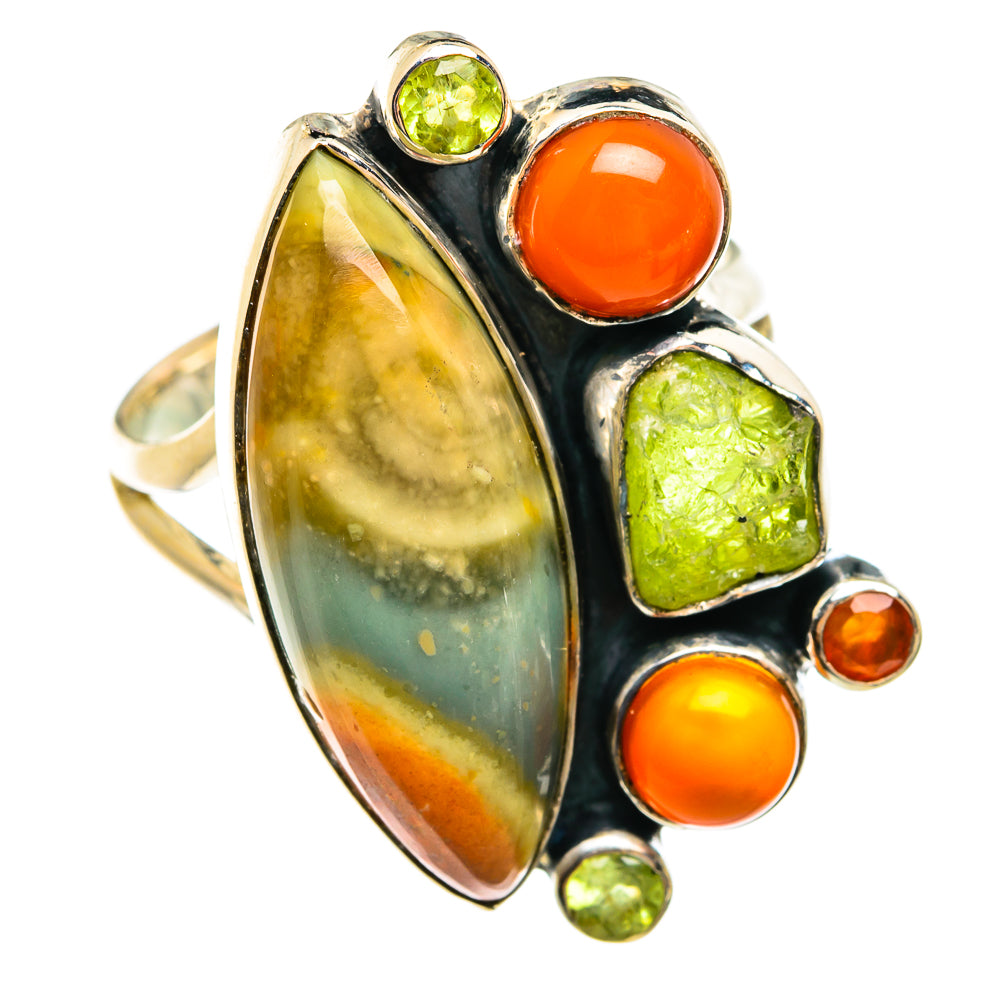 Willow Creek Jasper Rings handcrafted by Ana Silver Co - RING74715