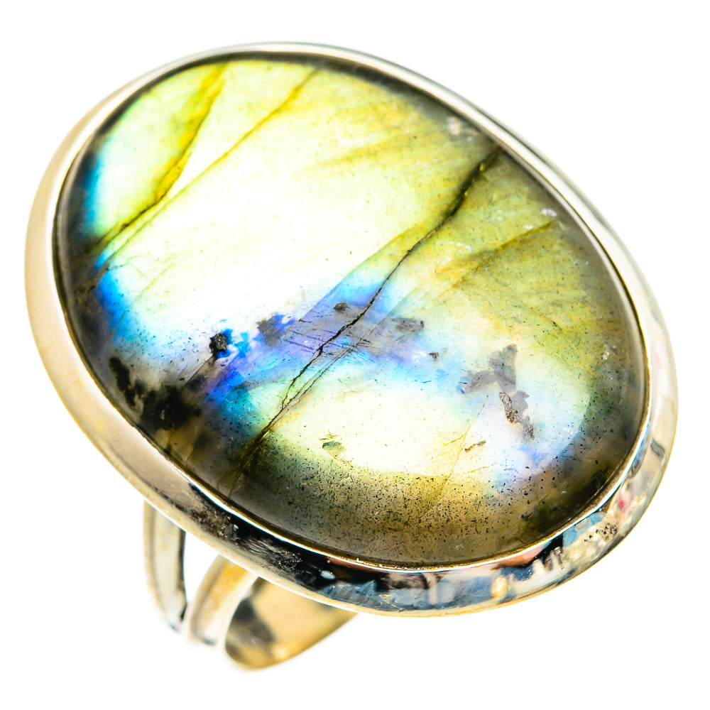 Labradorite Rings handcrafted by Ana Silver Co - RING74720