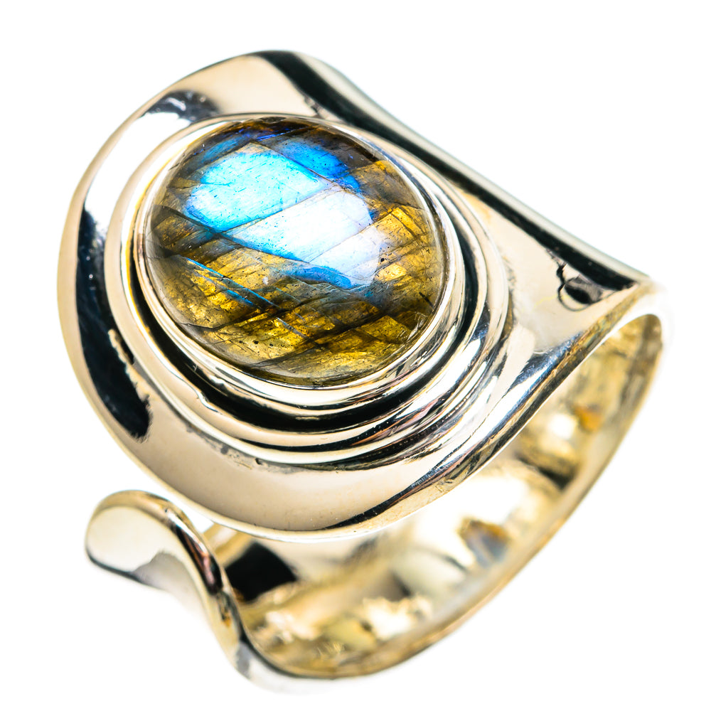 Labradorite Rings handcrafted by Ana Silver Co - RING74726