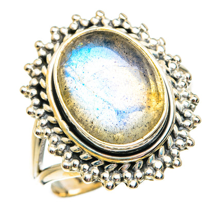 Labradorite Rings handcrafted by Ana Silver Co - RING74727