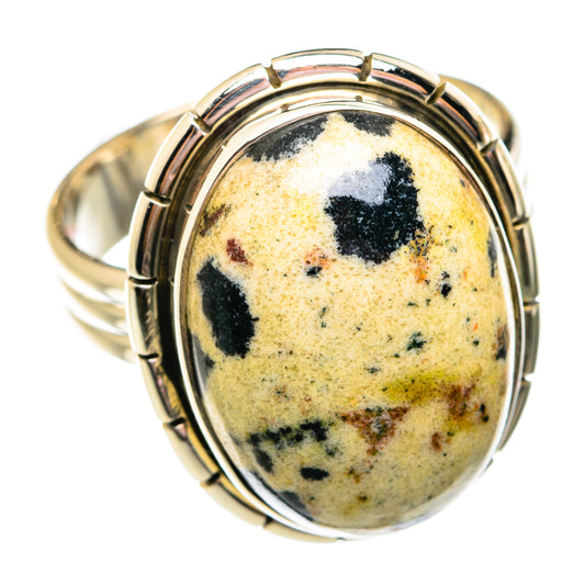 Dalmatian Jasper Rings handcrafted by Ana Silver Co - RING74730