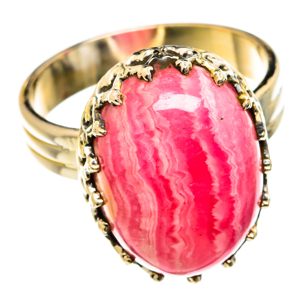 Rhodochrosite Rings handcrafted by Ana Silver Co - RING74731