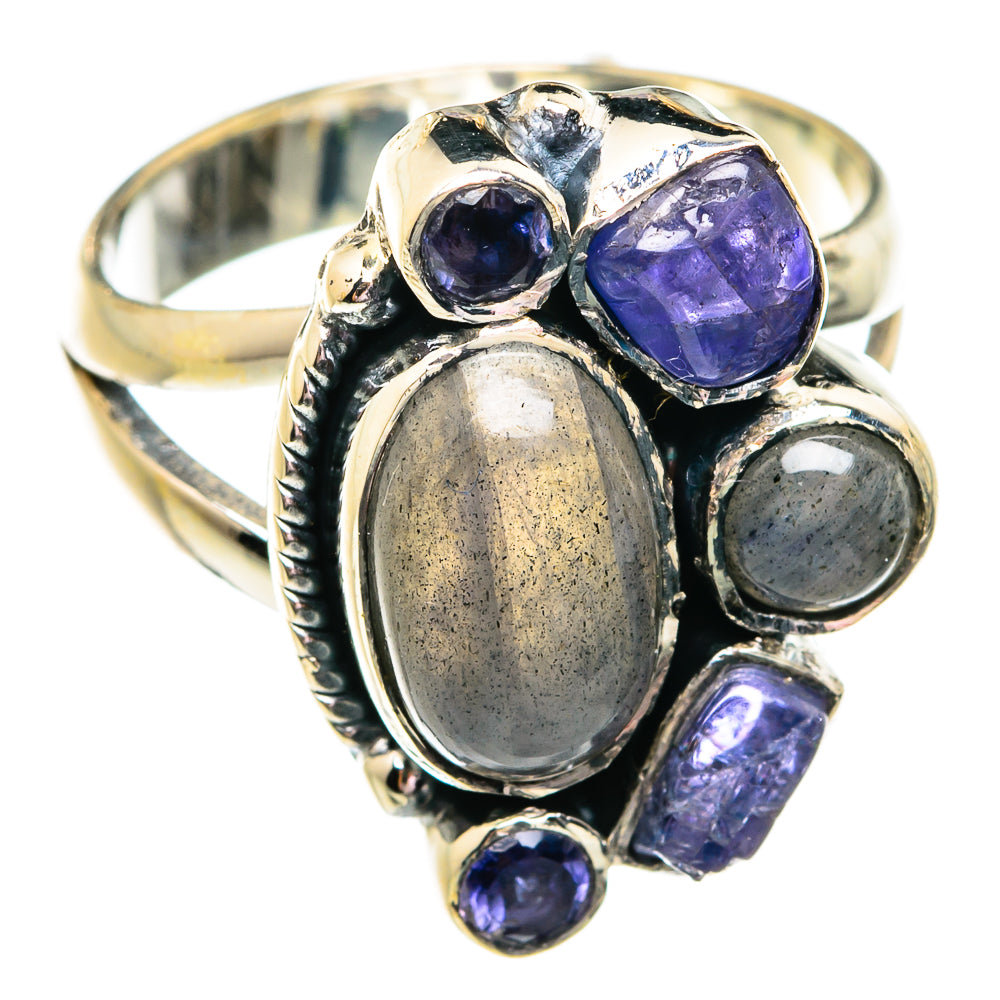 Labradorite Rings handcrafted by Ana Silver Co - RING74739