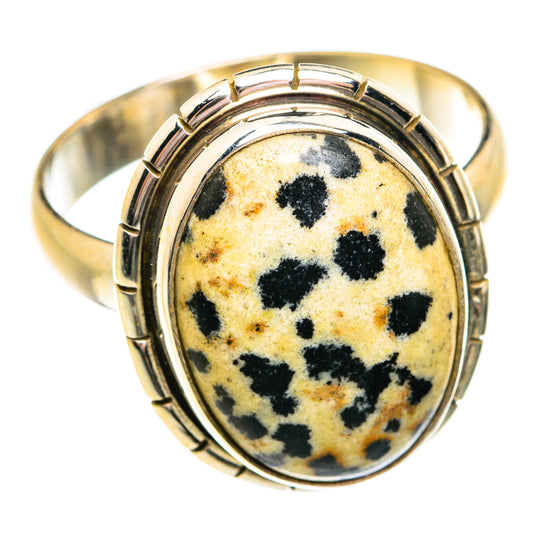 Dalmatian Jasper Rings handcrafted by Ana Silver Co - RING74760