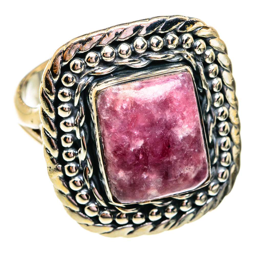Lepidolite Rings handcrafted by Ana Silver Co - RING74763