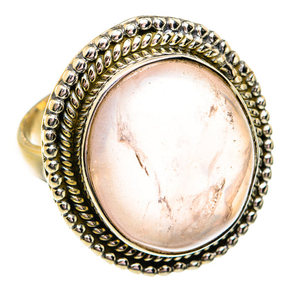 Rose Quartz Rings handcrafted by Ana Silver Co - RING74764