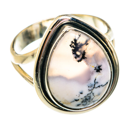 Dendritic Opal Rings handcrafted by Ana Silver Co - RING74776