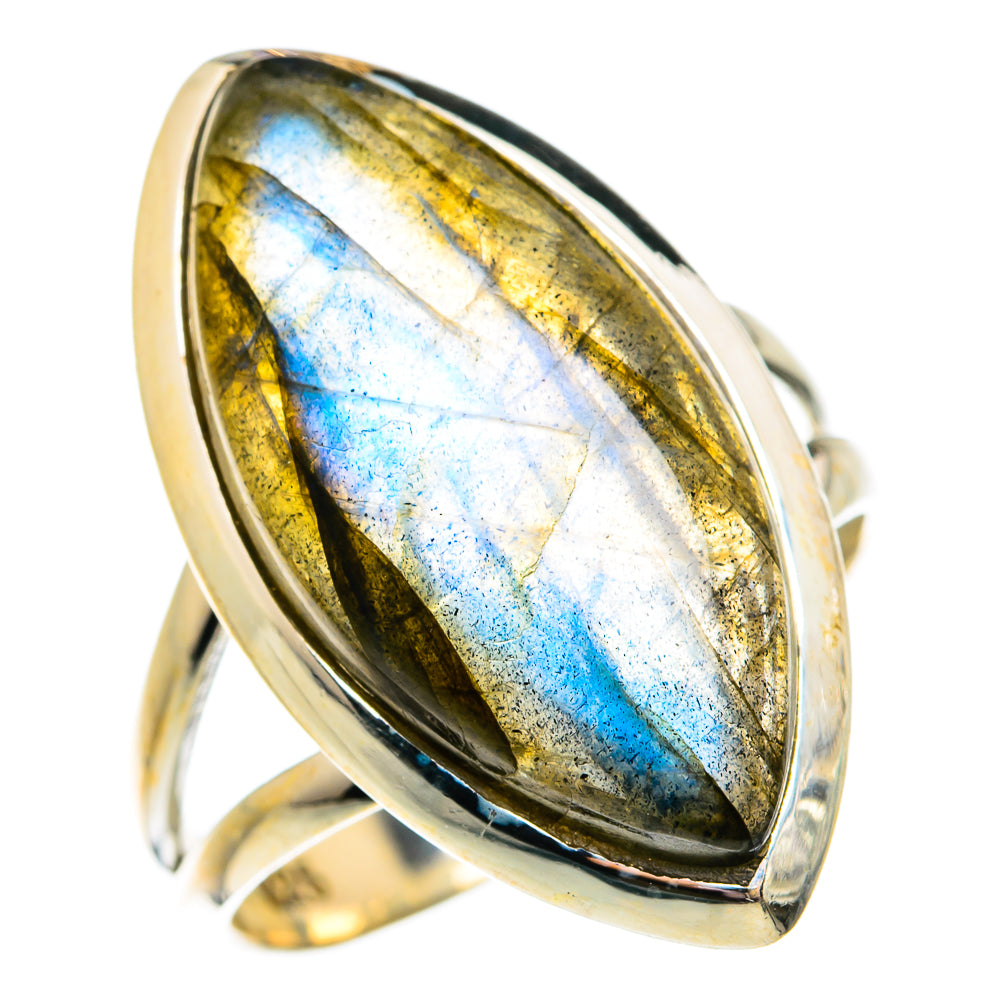 Labradorite Rings handcrafted by Ana Silver Co - RING74778
