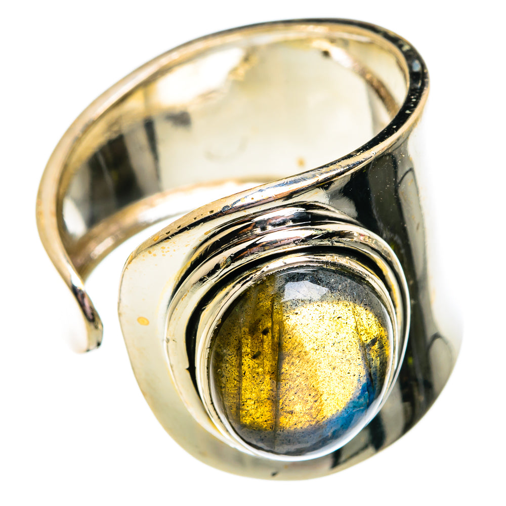 Labradorite Rings handcrafted by Ana Silver Co - RING74779