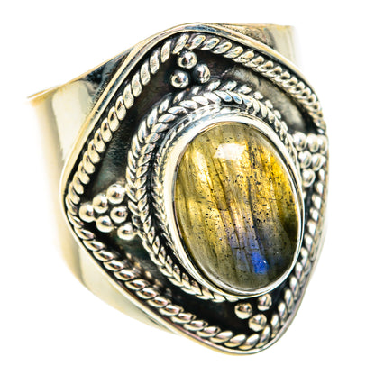 Labradorite Rings handcrafted by Ana Silver Co - RING74781