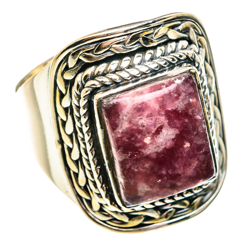Lepidolite Rings handcrafted by Ana Silver Co - RING74788