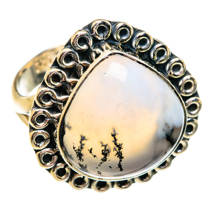 Dendritic Opal Rings handcrafted by Ana Silver Co - RING74796