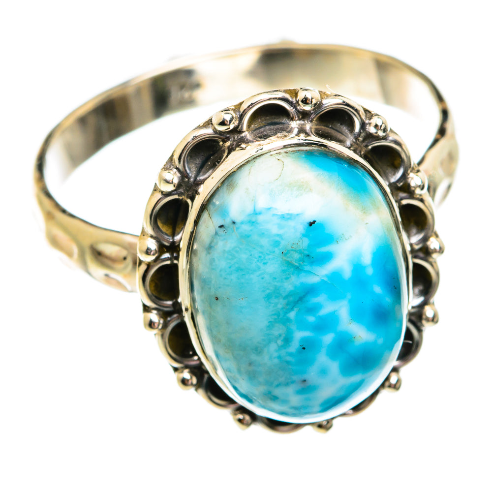 Larimar Rings handcrafted by Ana Silver Co - RING74803
