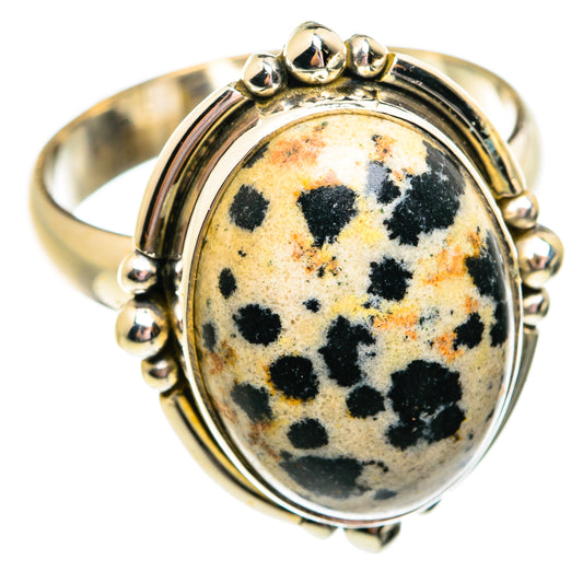 Dalmatian Jasper Rings handcrafted by Ana Silver Co - RING74806