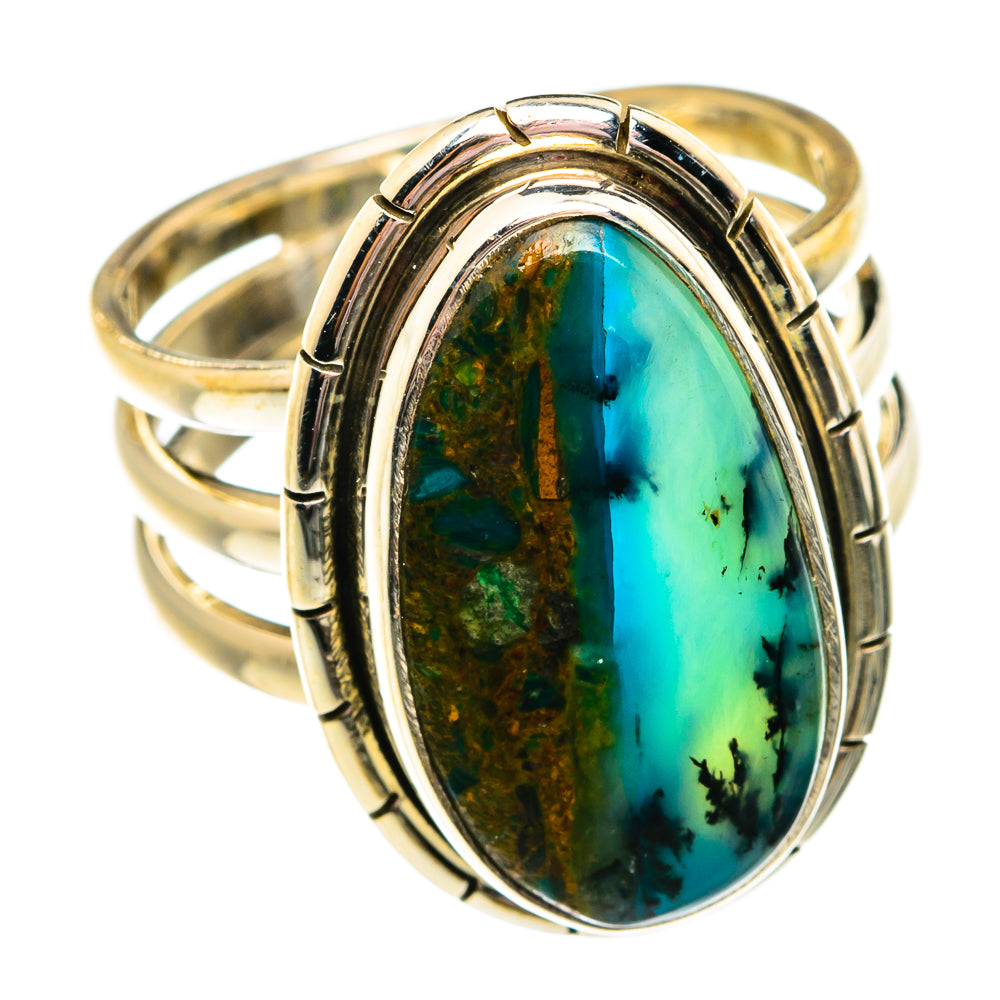 Peruvian Opal Rings handcrafted by Ana Silver Co - RING74819