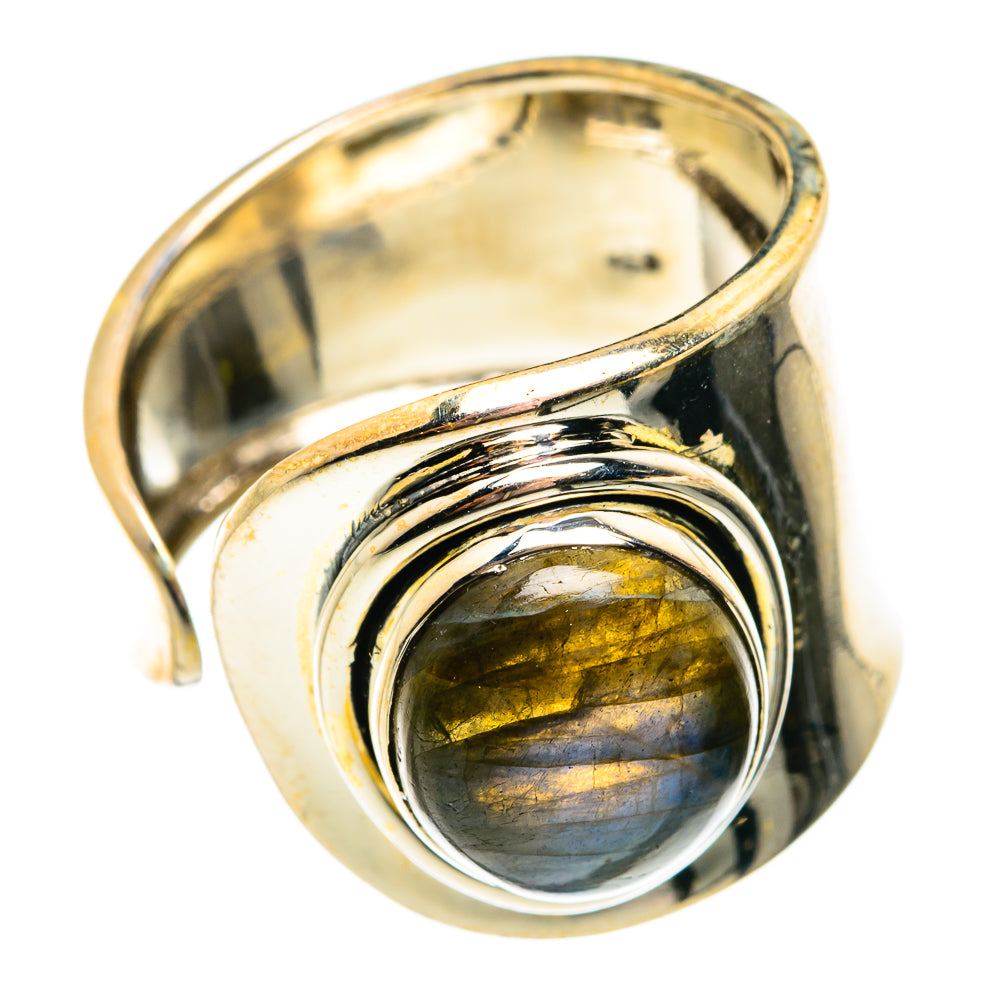 Labradorite Rings handcrafted by Ana Silver Co - RING74821
