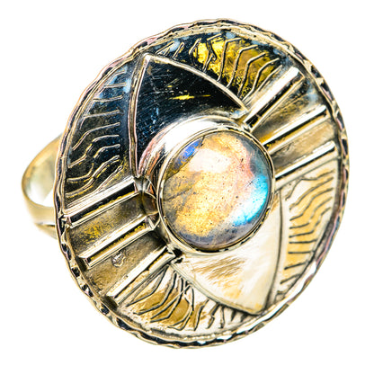 Labradorite Rings handcrafted by Ana Silver Co - RING74823