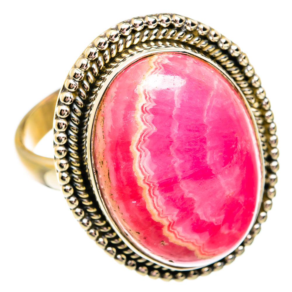 Rhodochrosite Rings handcrafted by Ana Silver Co - RING74836