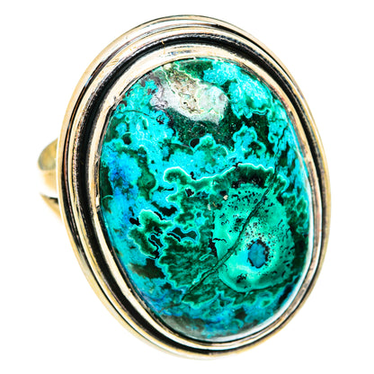 Chrysocolla Rings handcrafted by Ana Silver Co - RING74848