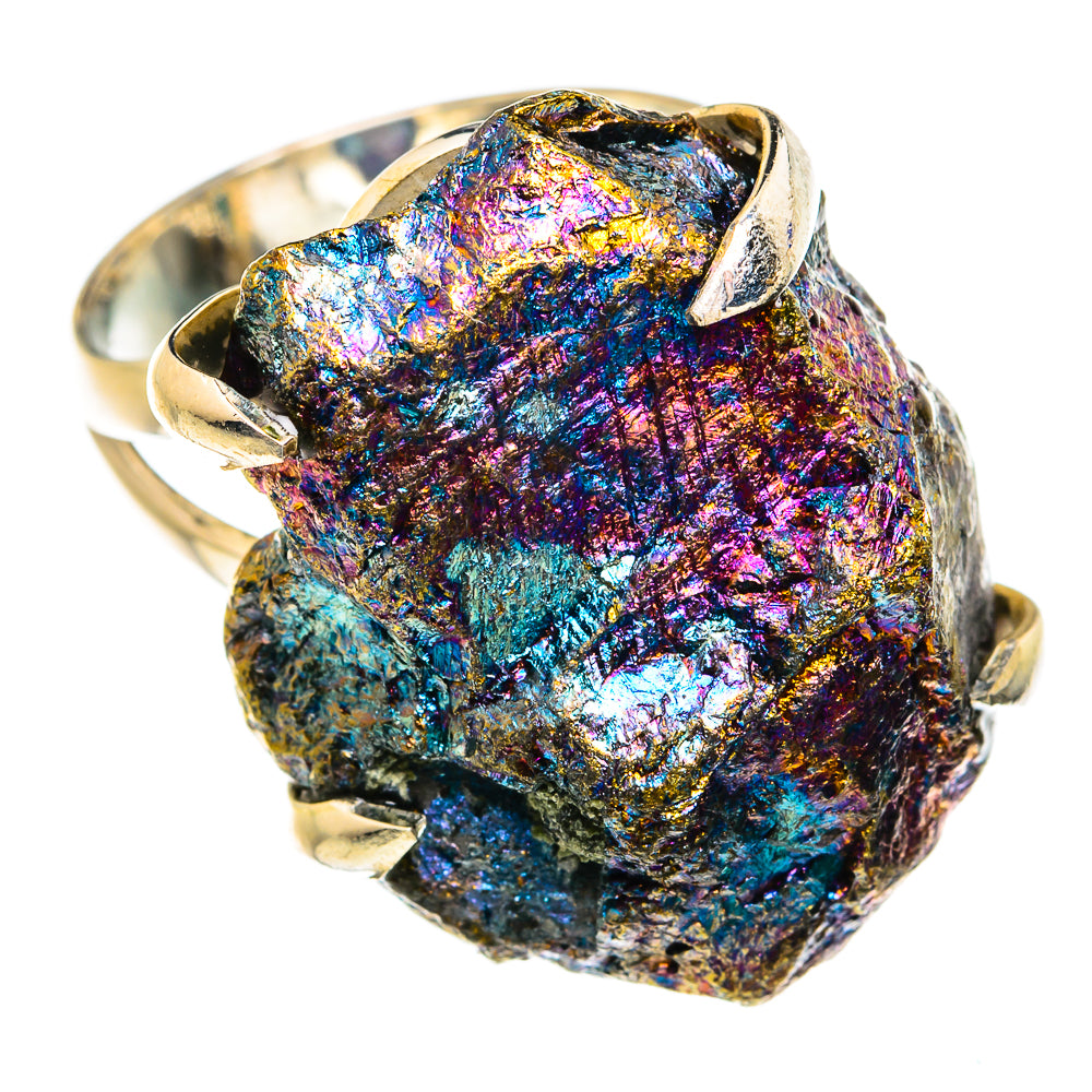 Titanium Druzy Rings handcrafted by Ana Silver Co - RING74849