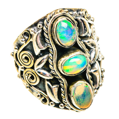 Ethiopian Opal Rings handcrafted by Ana Silver Co - RING74850