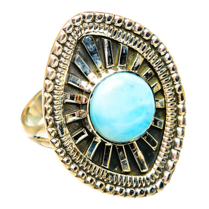 Larimar Rings handcrafted by Ana Silver Co - RING74856