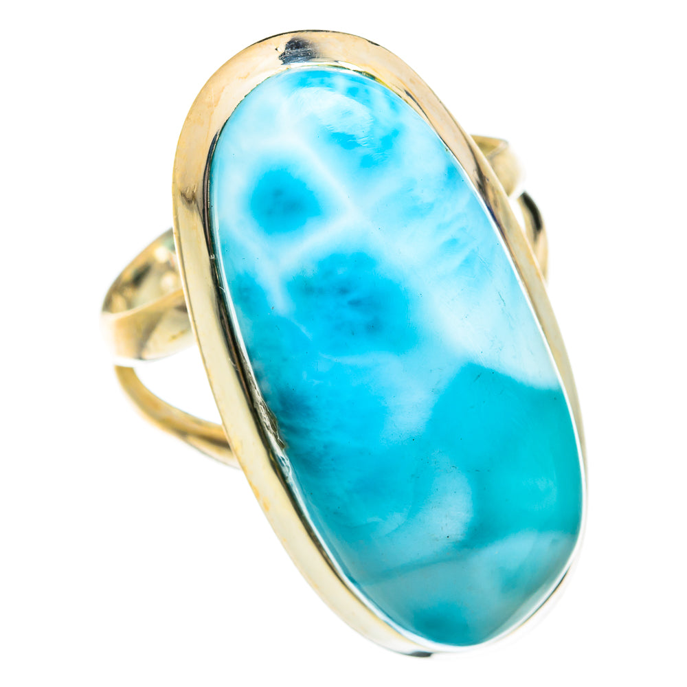 Larimar Rings handcrafted by Ana Silver Co - RING74858