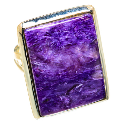 Charoite Rings handcrafted by Ana Silver Co - RING74860