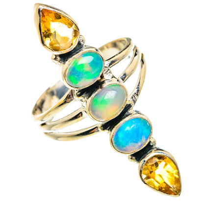 Ethiopian Opal Rings handcrafted by Ana Silver Co - RING74866